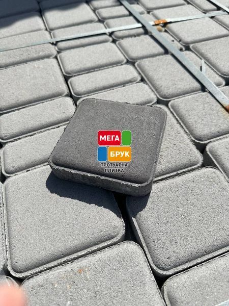 Тротуарна плитка Старе місто 25 мм графіт SM25gr фото