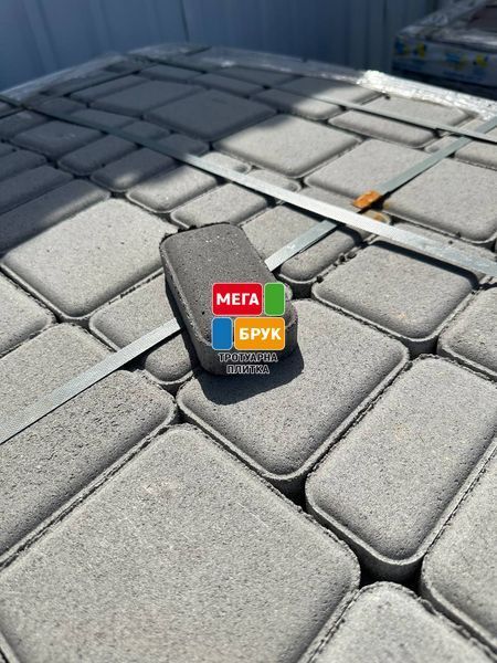 Тротуарна плитка Старе місто 25 мм графіт SM25gr фото