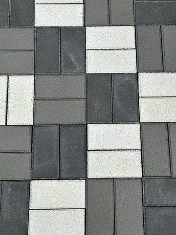 Тротуарна плитка Цегла сіра 200х100х40 мм Kirp40s фото
