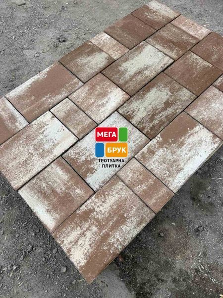 Тротуарна плитка Лайнстоун Колор-Мікс Тоскана Toskana40 фото