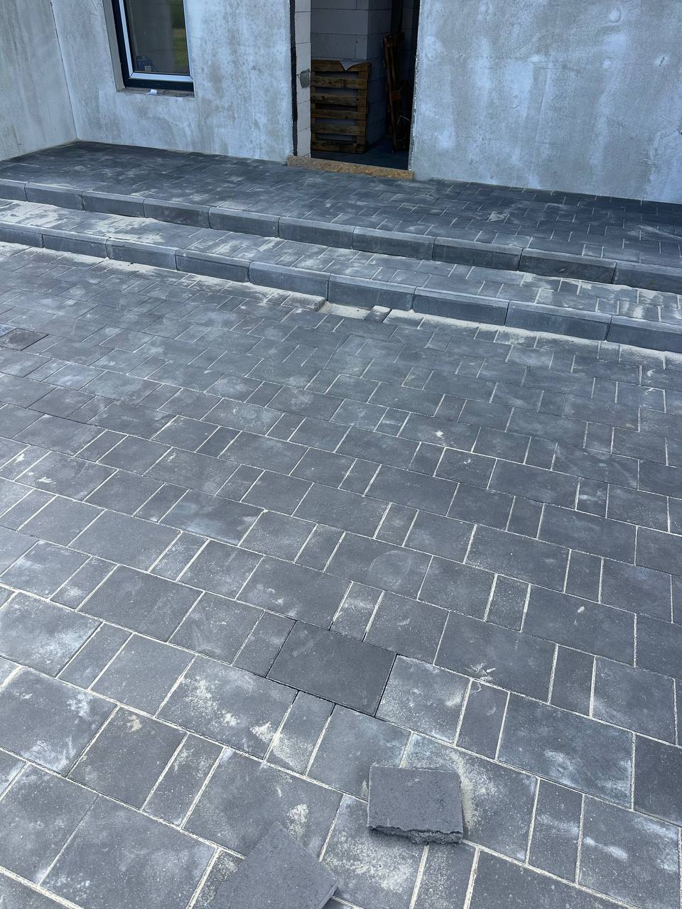 Укладка тротуарной плитки в Козине